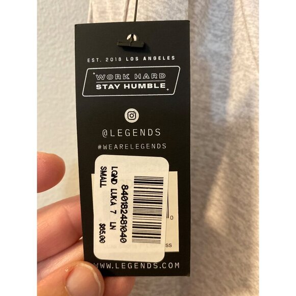 Legends Luka 7" Linerless Shorts Storm Heather size small NWT $65 MSRP - Picture 6 of 8